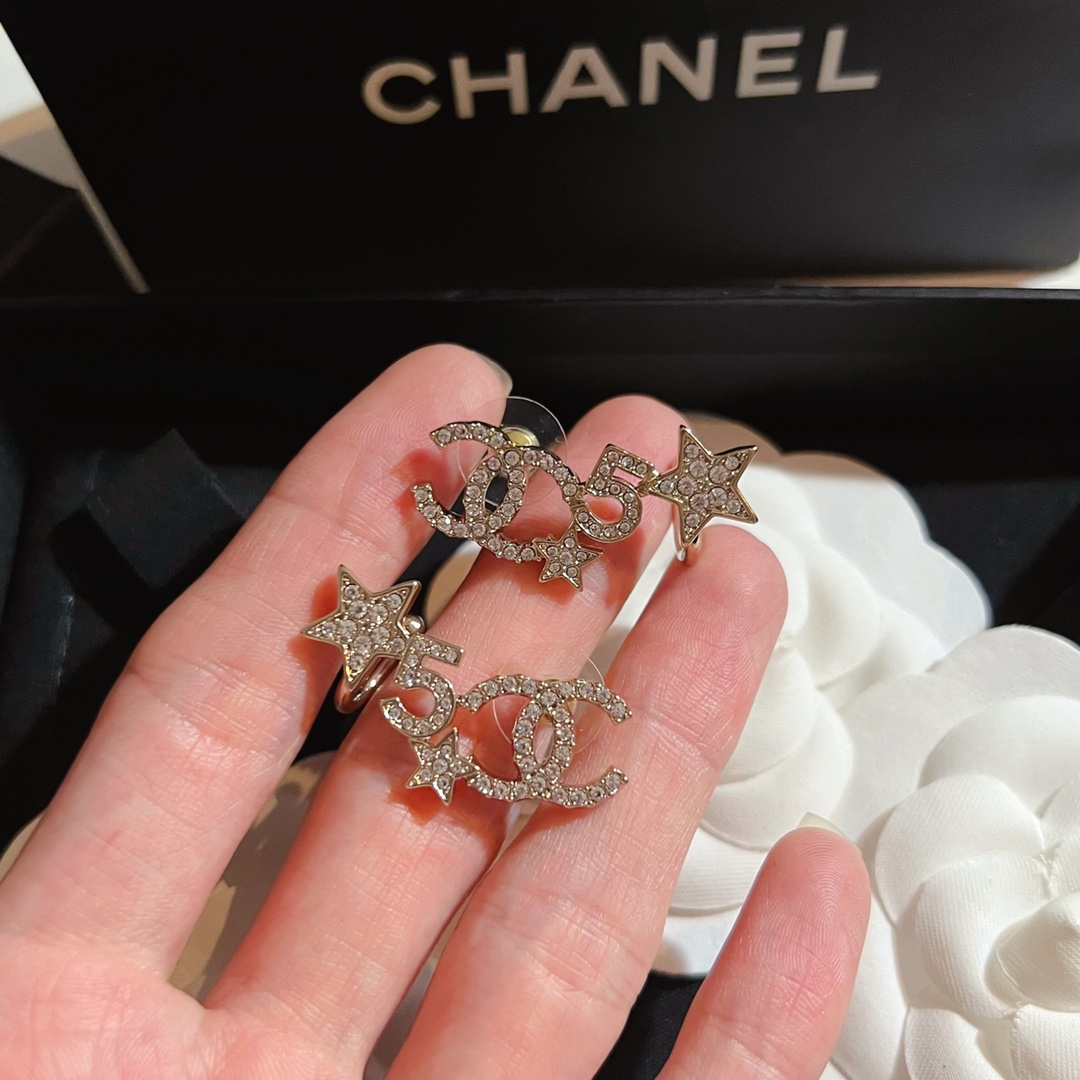 Chanel Earrings Silver