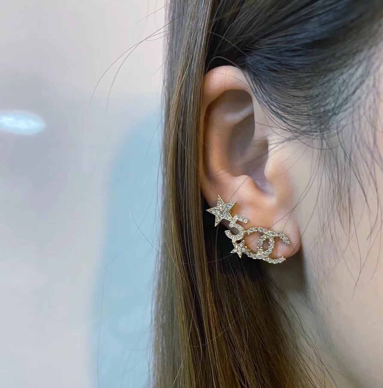 Chanel Earrings Silver