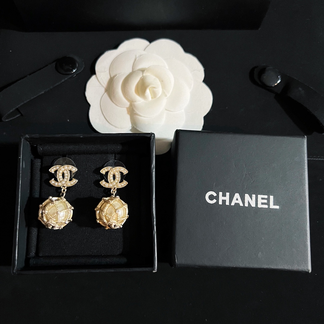 Chanel Earrings Silver