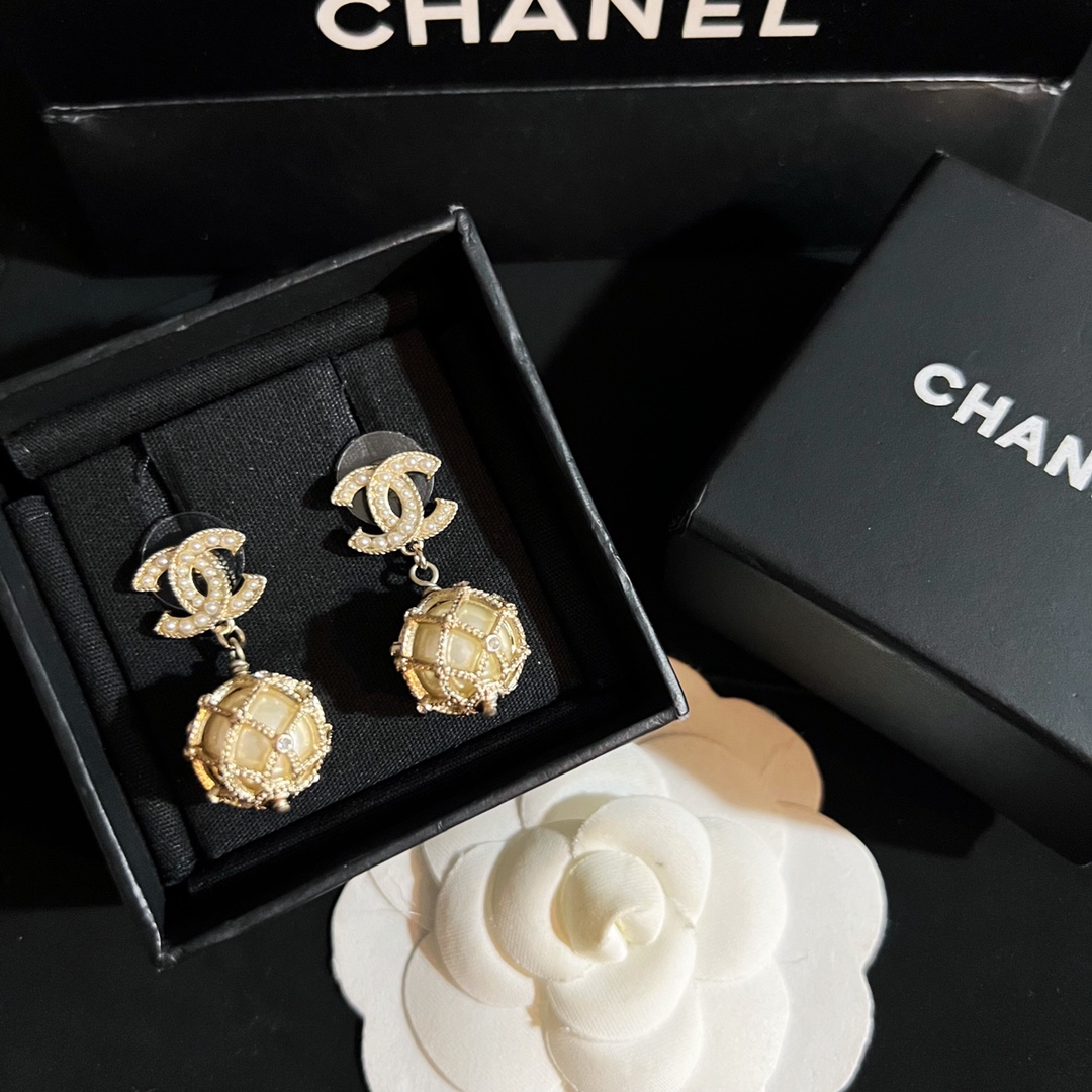 Chanel Earrings Silver