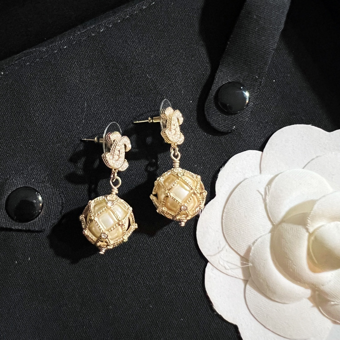 Chanel Earrings Silver