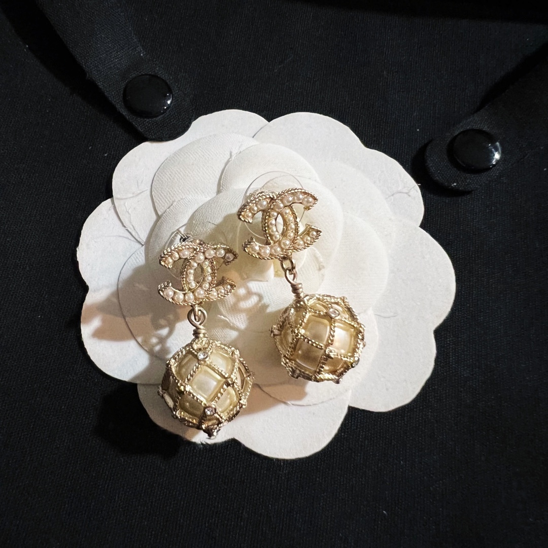 Chanel Earrings Silver