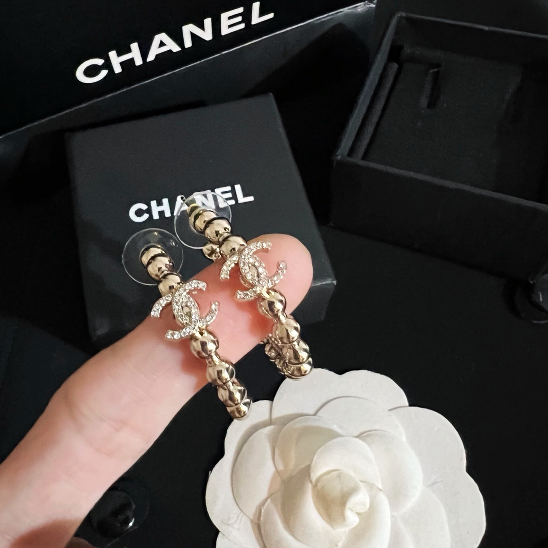 Chanel Earrings Silver