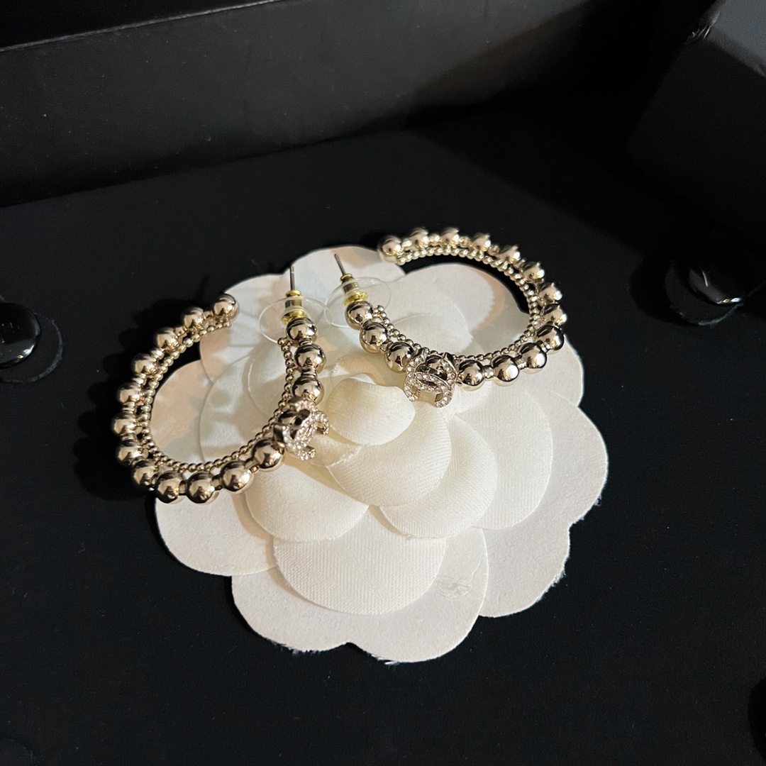 Chanel Earrings Silver