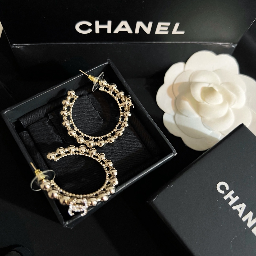 Chanel Earrings Silver