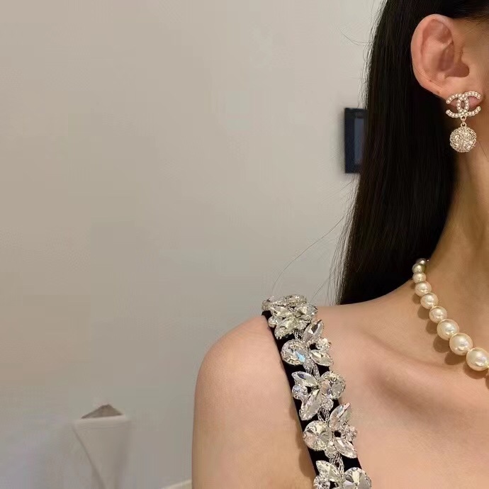 Chanel Earrings Silver