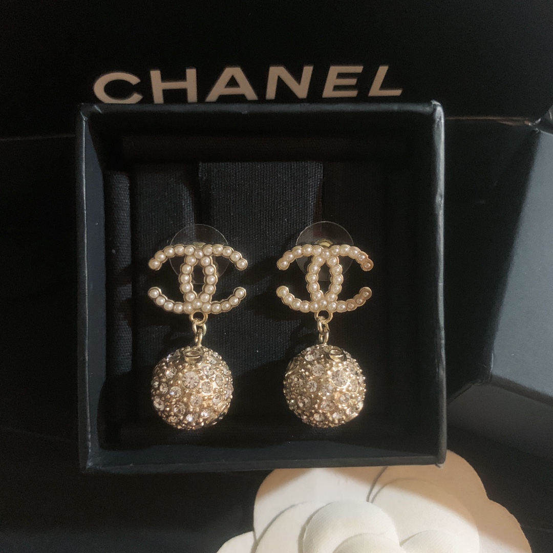 Chanel Earrings Silver