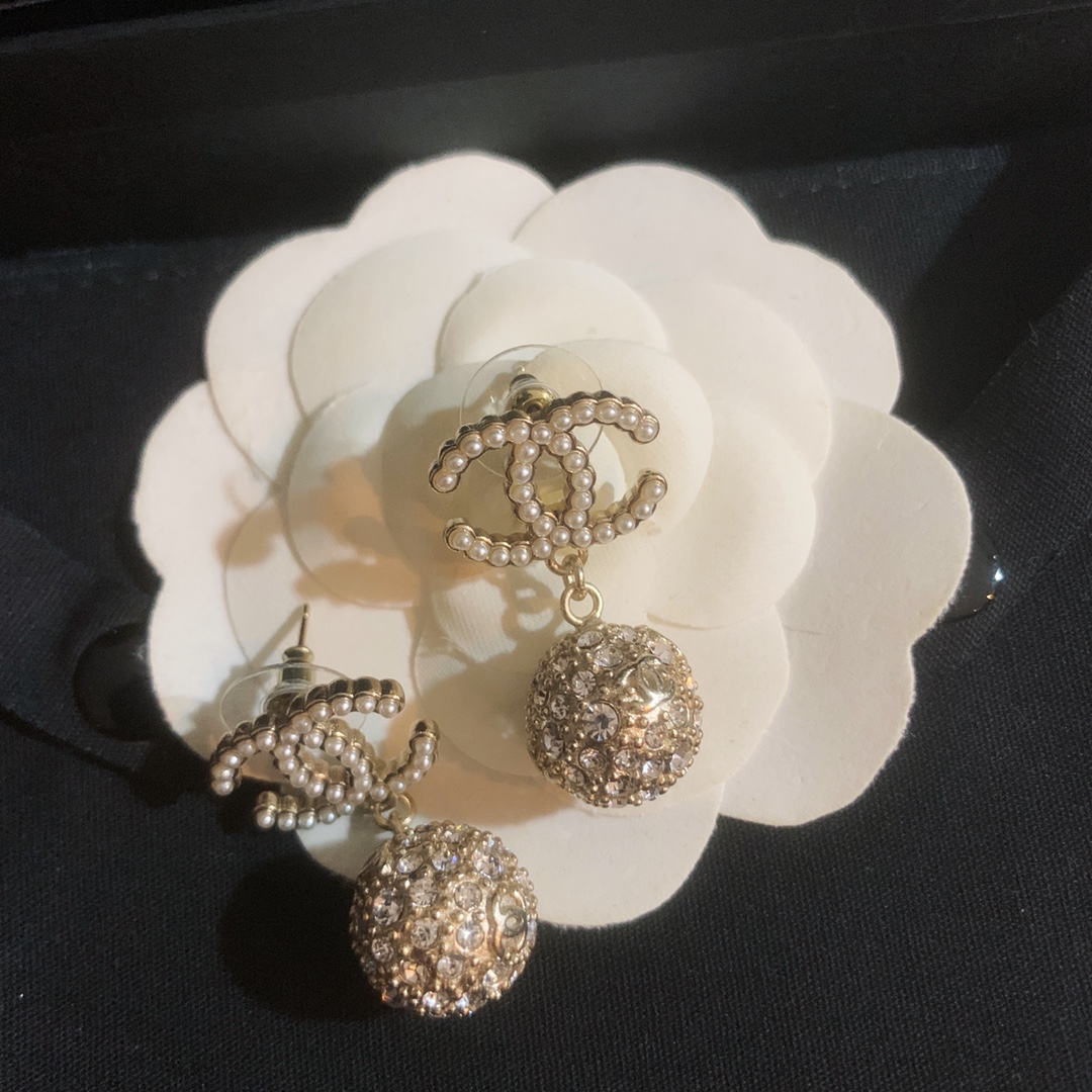 Chanel Earrings Silver