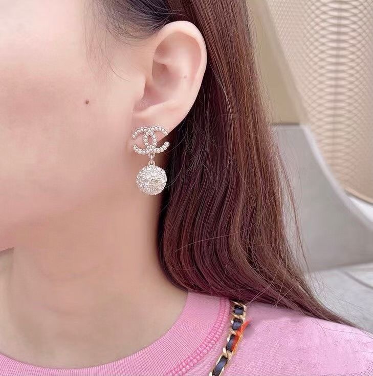 Chanel Earrings Silver