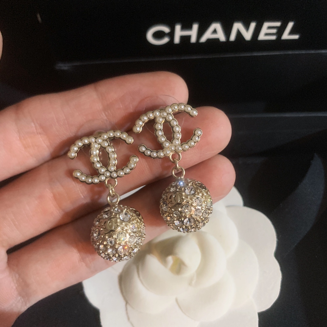 Chanel Earrings Silver
