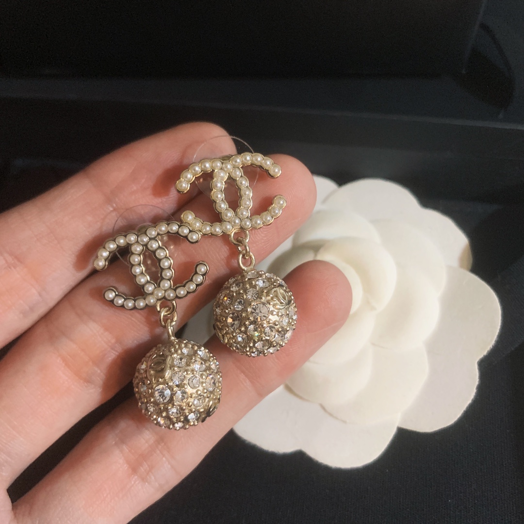Chanel Earrings Silver