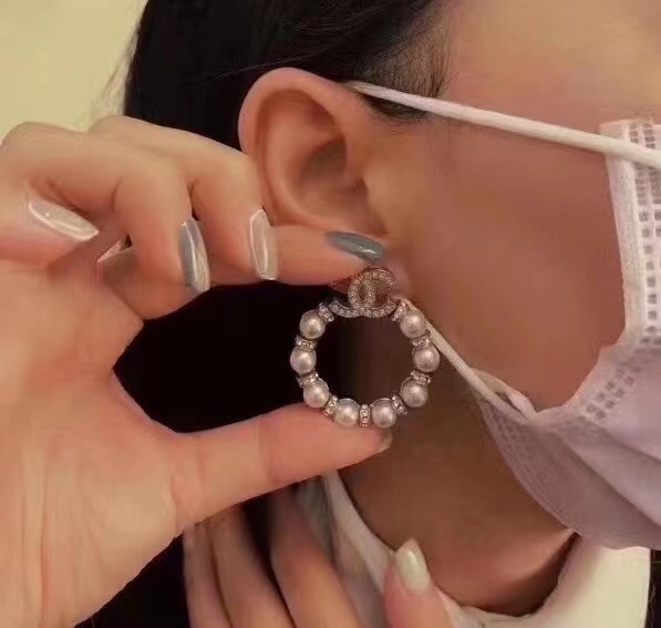 Chanel Earrings Silver