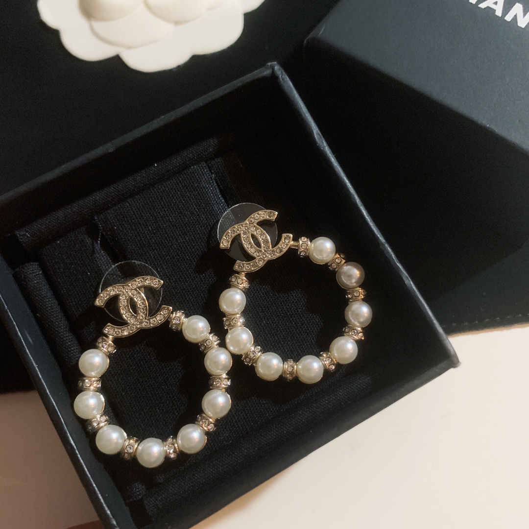 Chanel Earrings Silver