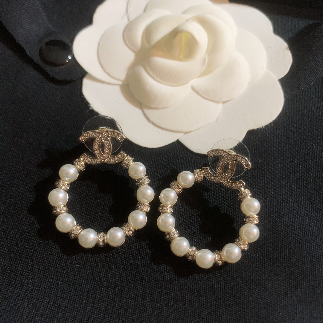 Chanel Earrings Silver