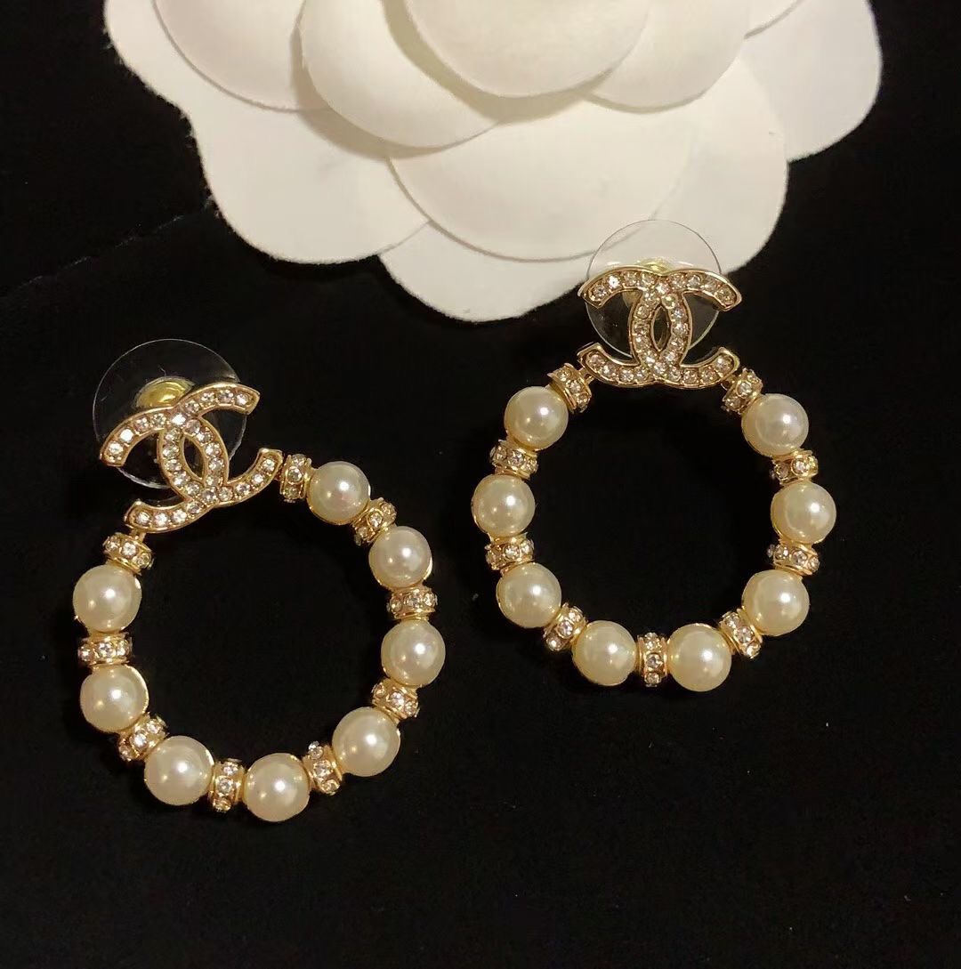 Chanel Earrings Silver