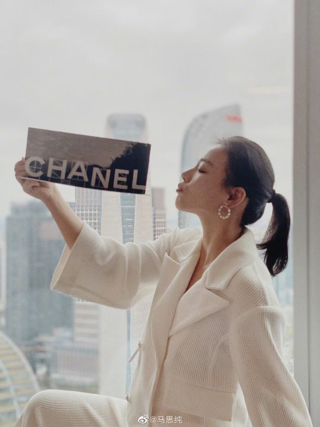 Chanel Earrings Silver