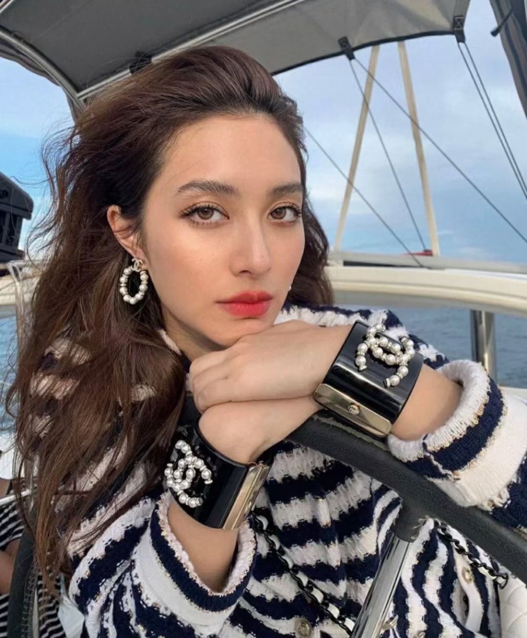 Chanel Earrings Silver