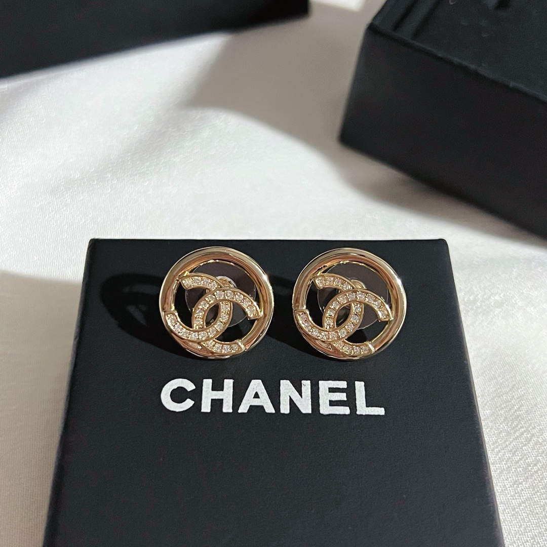 Chanel Earrings Silver