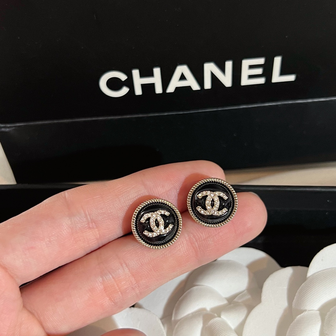 Chanel Earrings Silver