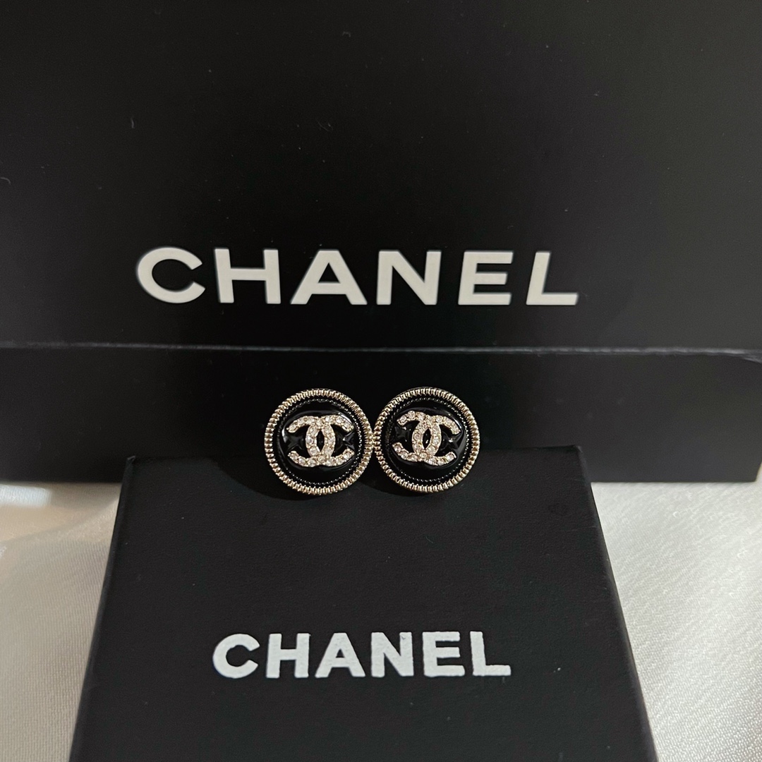 Chanel Earrings Silver
