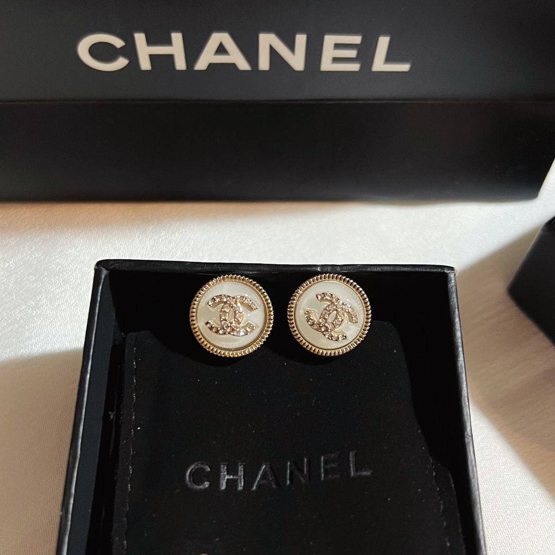 Chanel Earrings Silver