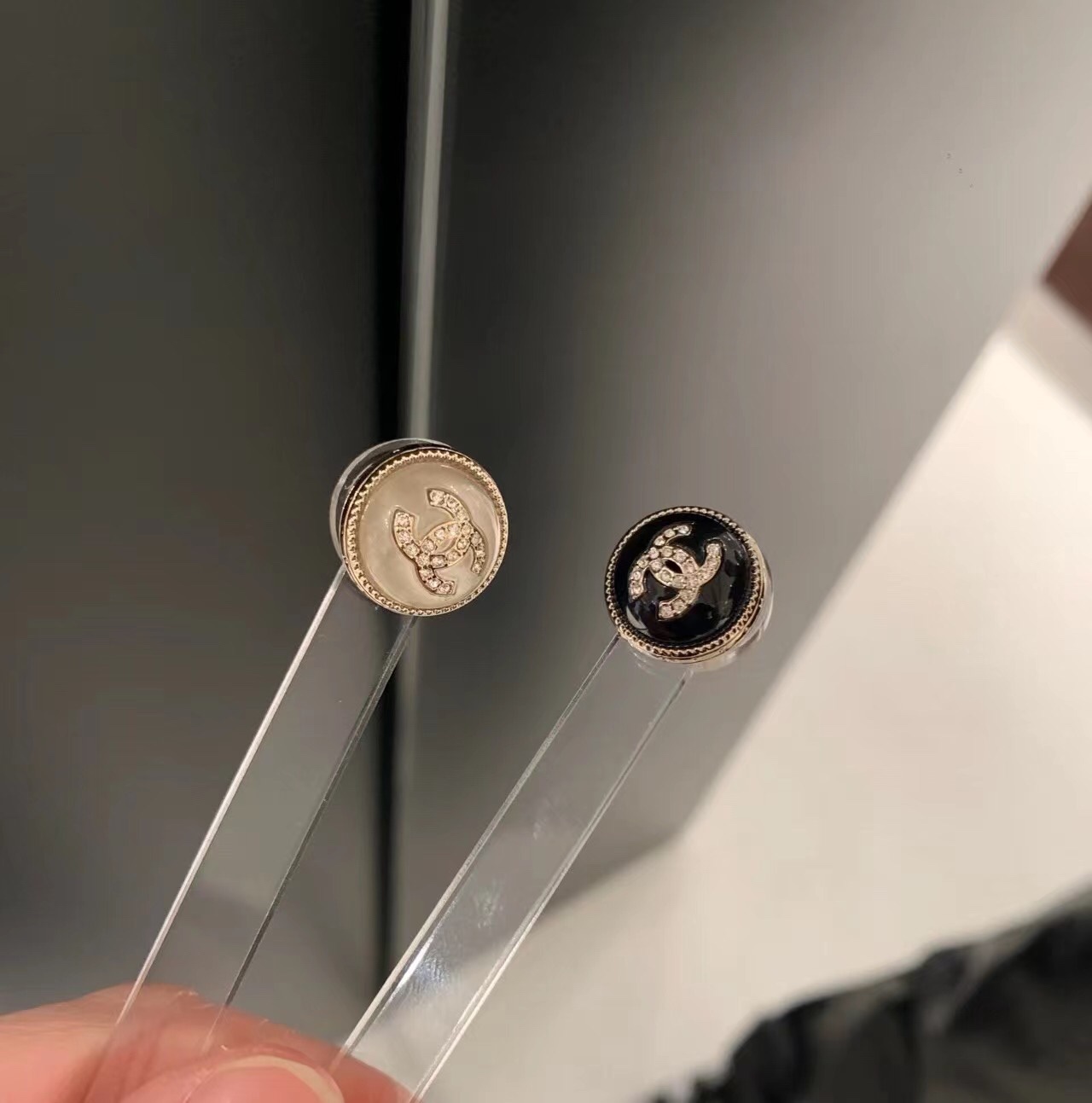 Chanel Earrings Silver