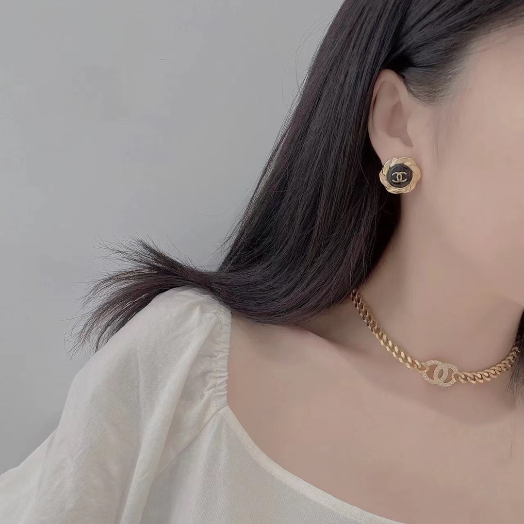 Chanel Earrings Silver