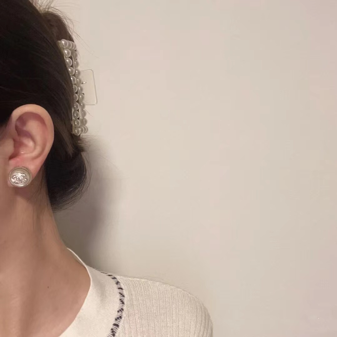 Chanel Earrings Silver