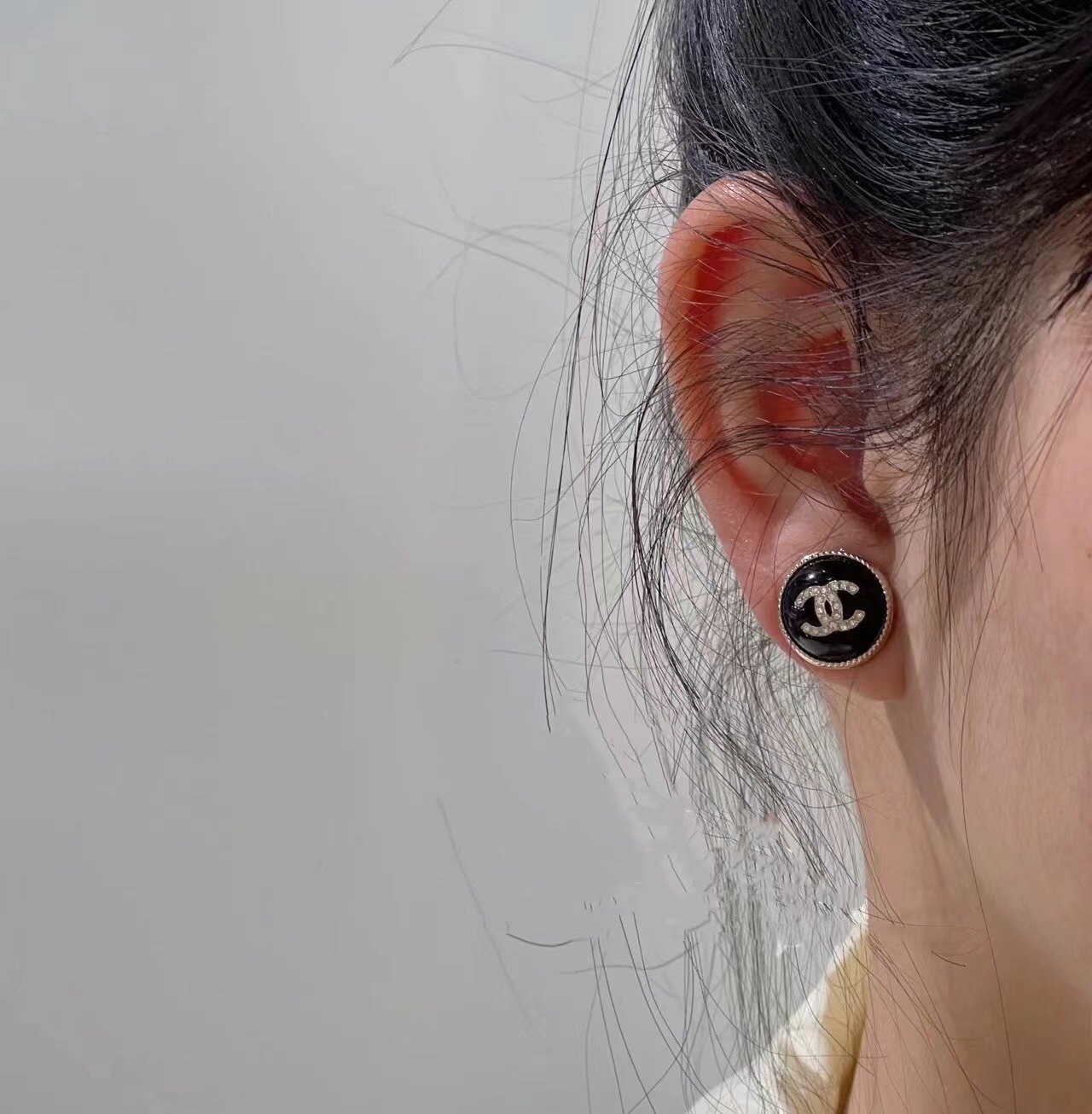 Chanel Earrings Silver