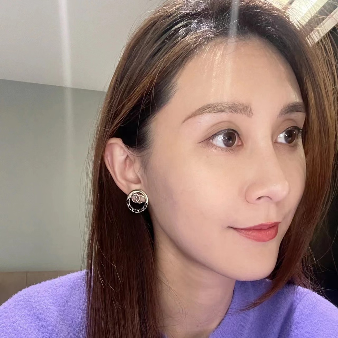 Chanel Earrings Silver