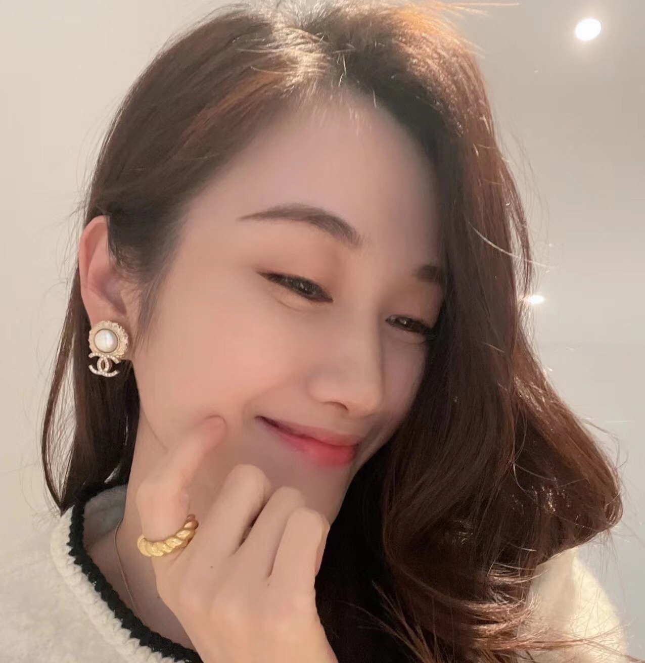 Chanel Earrings Silver