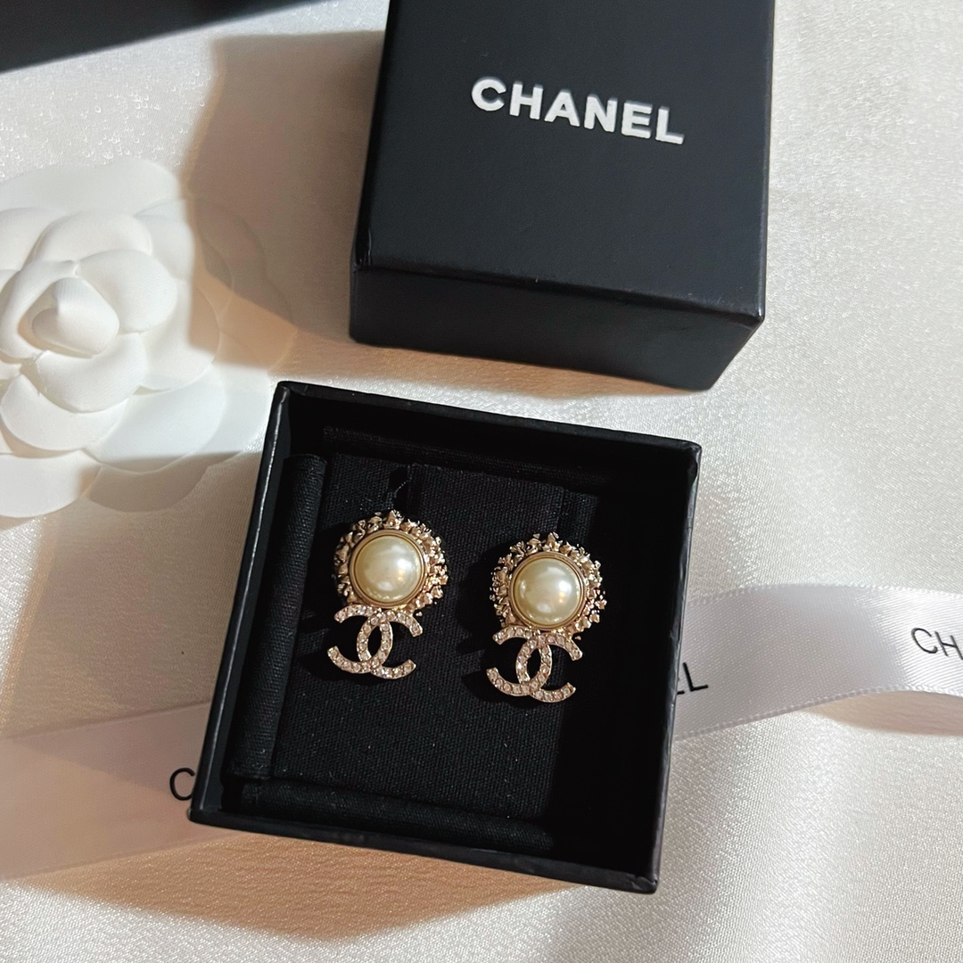 Chanel Earrings Silver