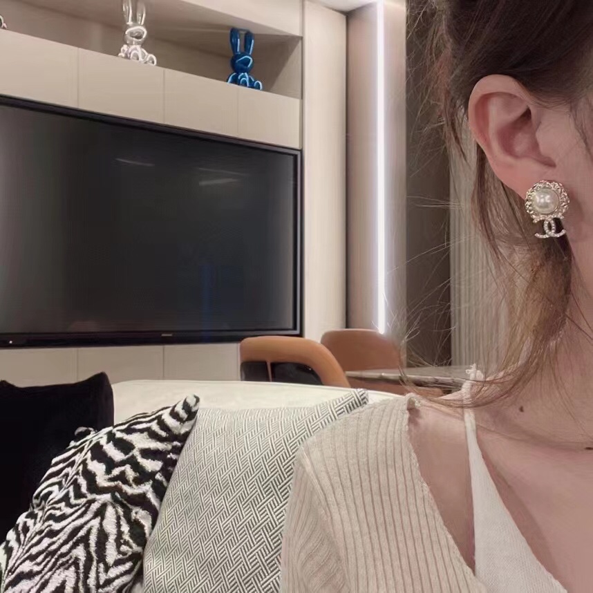 Chanel Earrings Silver