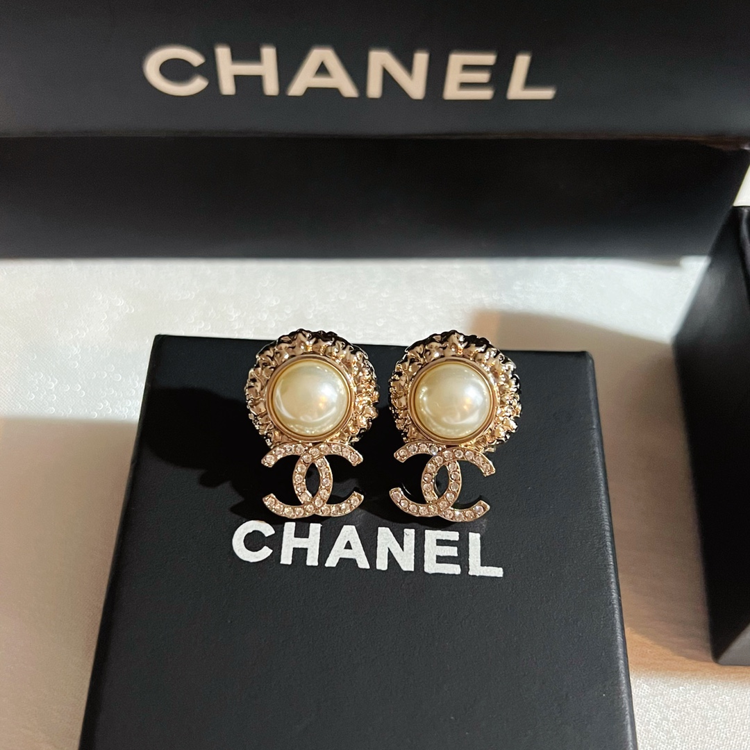 Chanel Earrings Silver