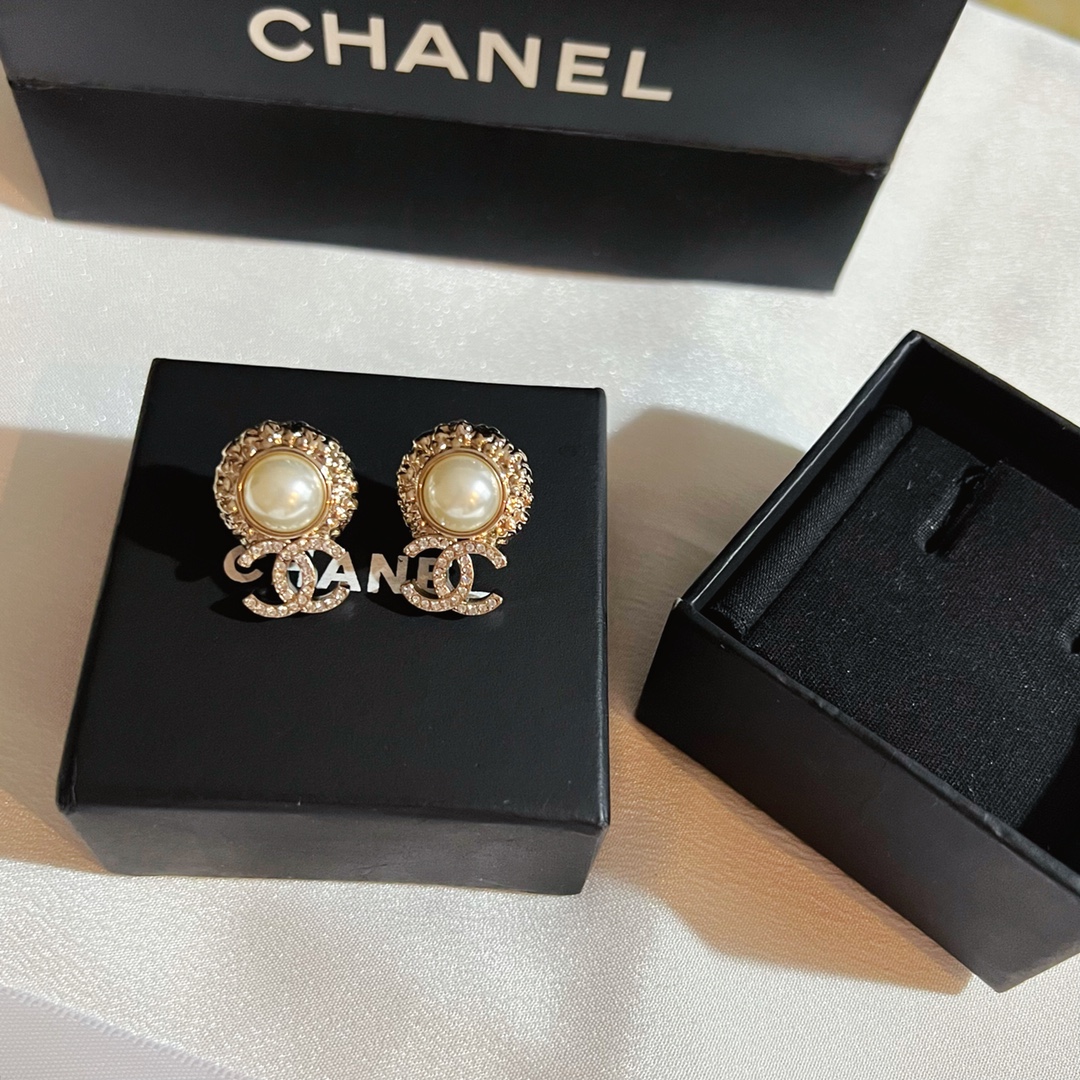 Chanel Earrings Silver