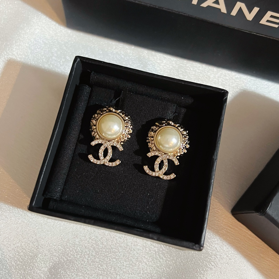Chanel Earrings Silver