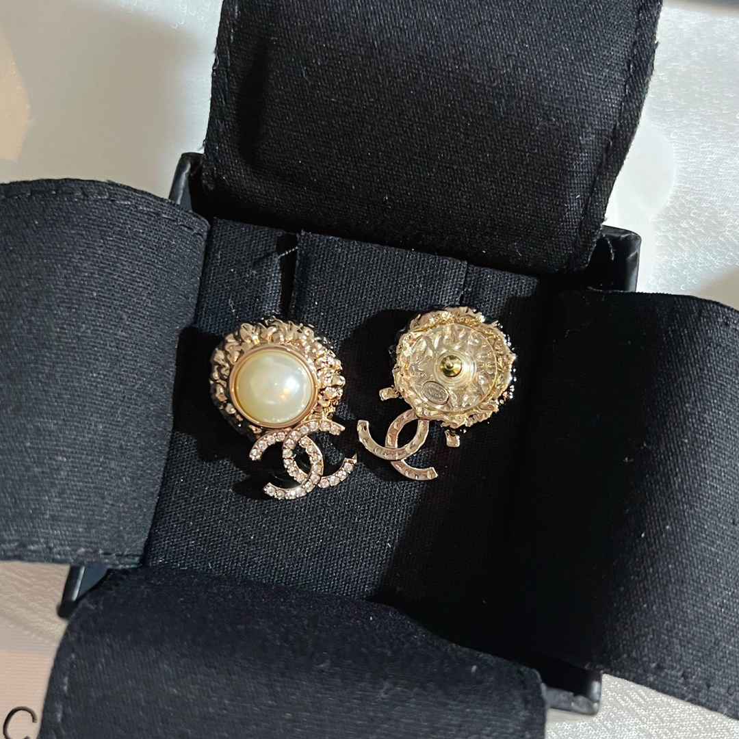 Chanel Earrings Silver