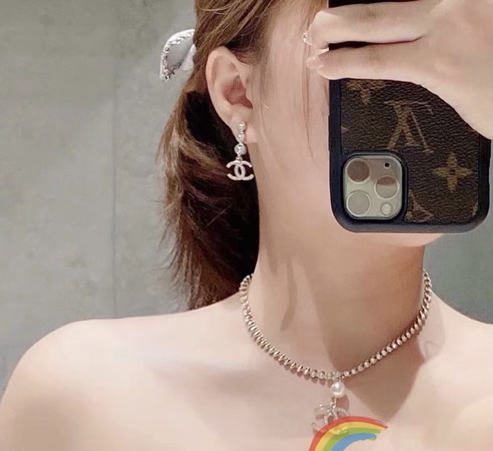 Chanel Earrings Silver