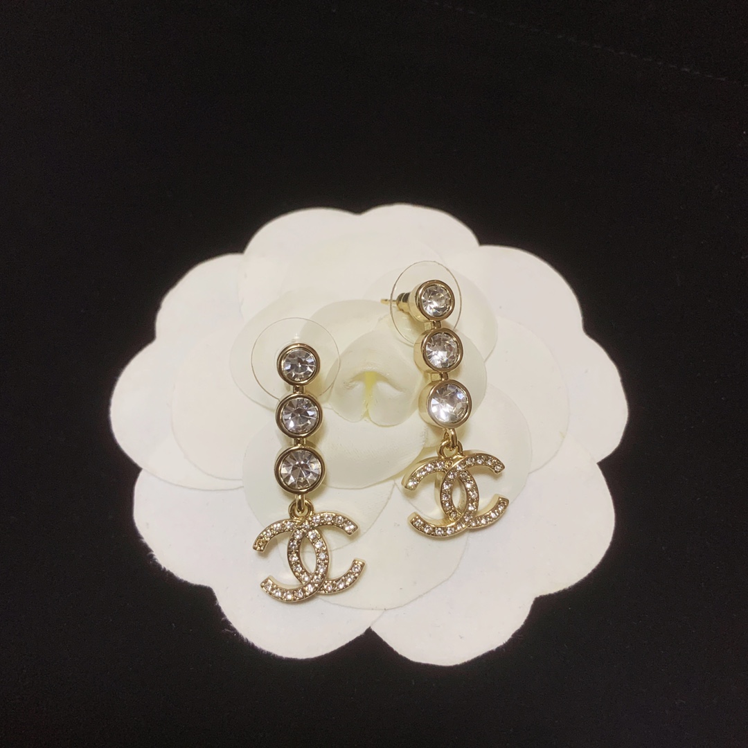 Chanel Earrings Silver