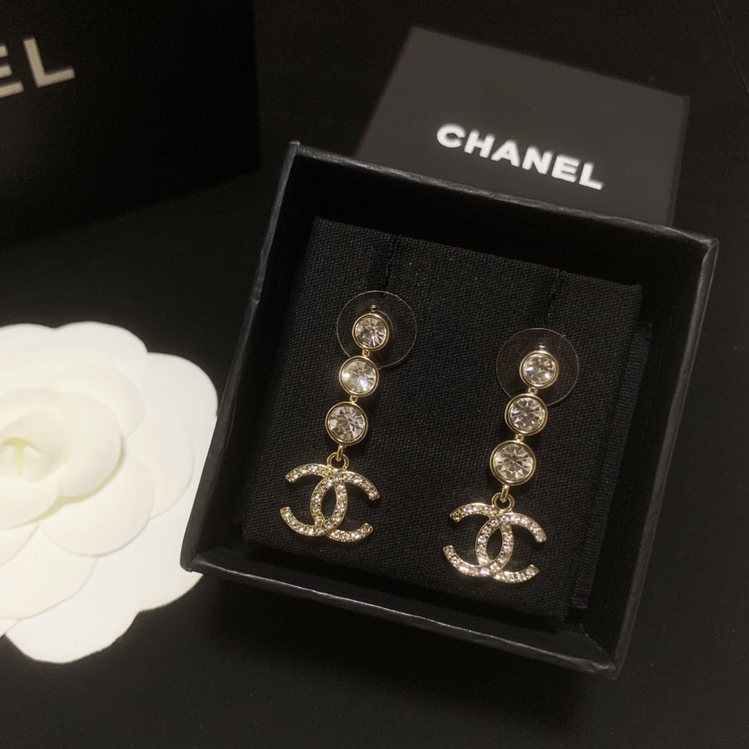 Chanel Earrings Silver
