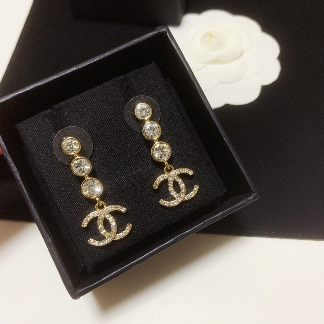 Chanel Earrings Silver
