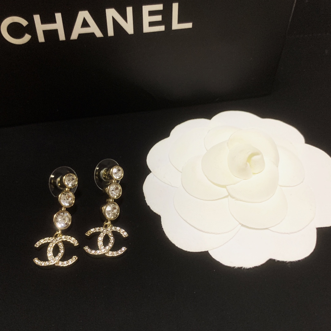 Chanel Earrings Silver