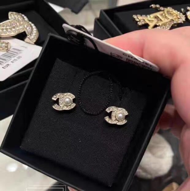 Chanel Earrings Silver