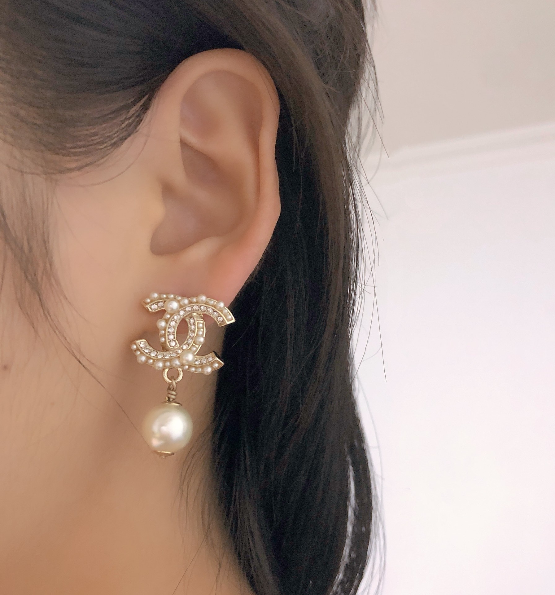 Chanel Earrings Silver