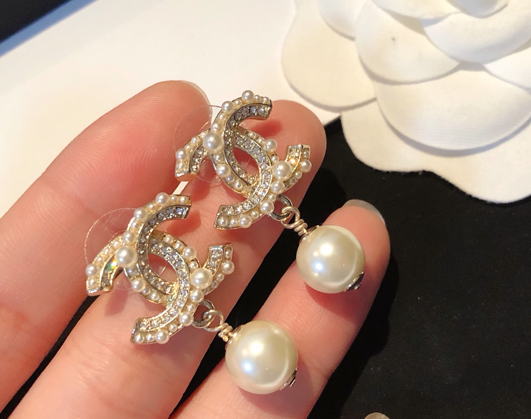 Chanel Earrings Silver