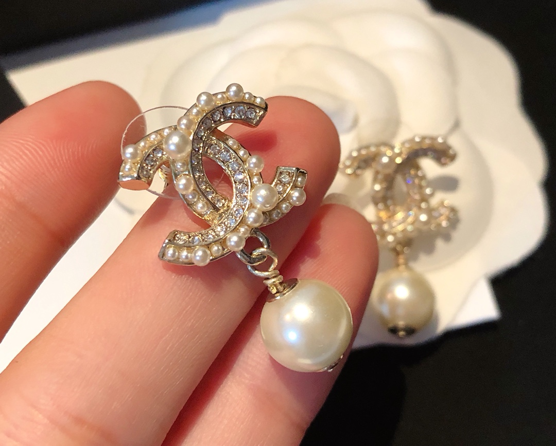 Chanel Earrings Silver