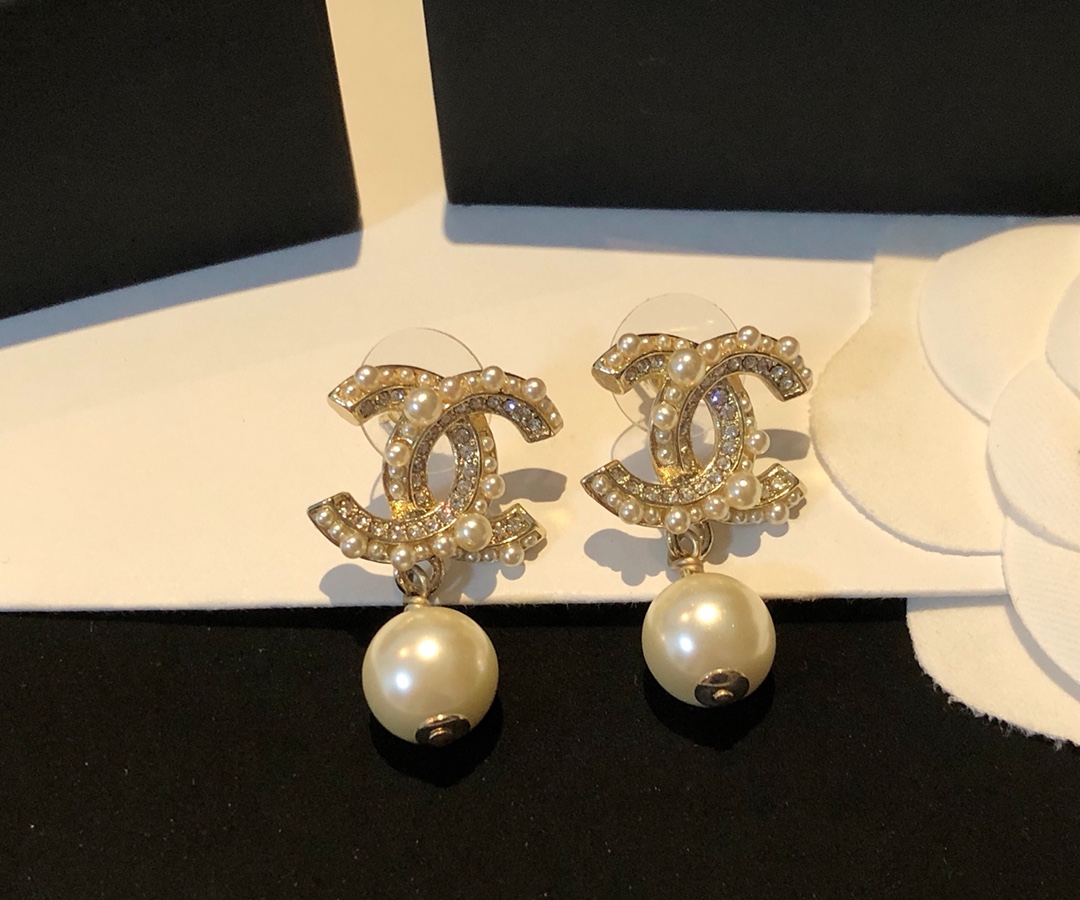 Chanel Earrings Silver