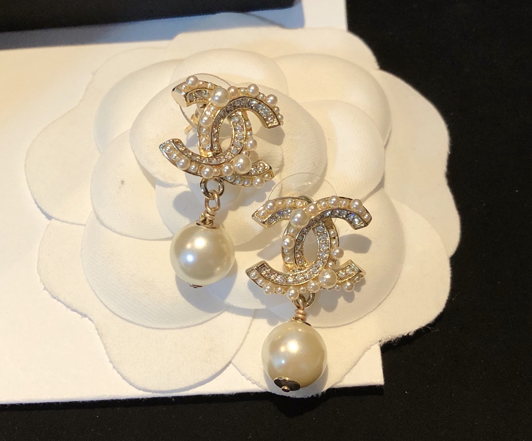 Chanel Earrings Silver