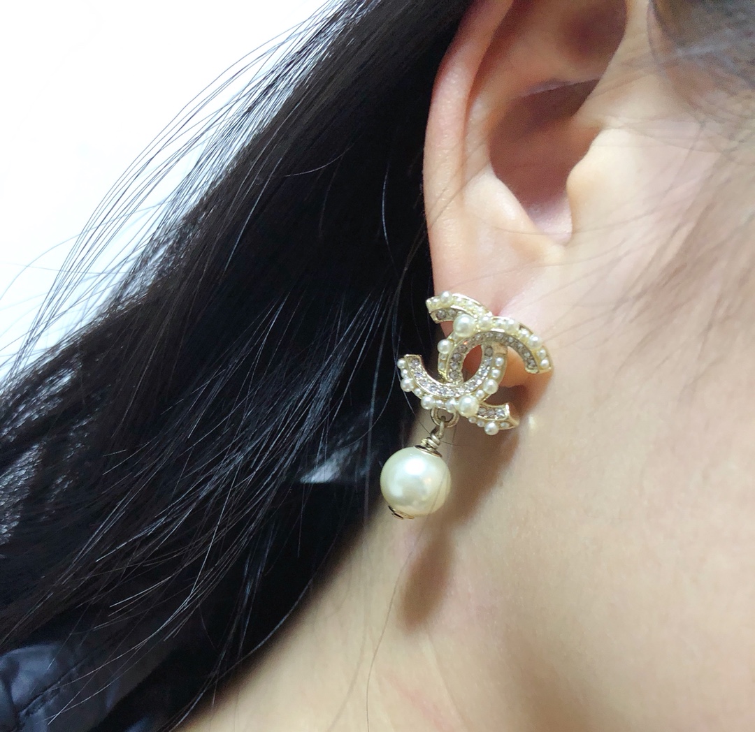 Chanel Earrings Silver