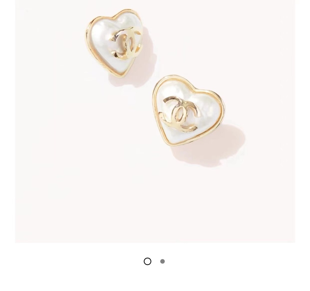 Chanel Earrings Silver